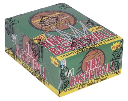 1987/88 Fleer Basketball Unopened Wax Box (36 Packs) – BBCE Certified